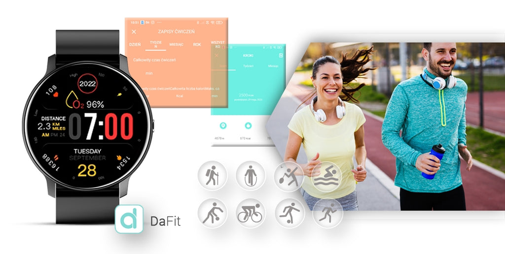 Smartwatch GIEWONT Czarny GW120-2 Pro