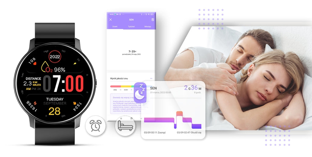 Smartwatch GIEWONT Czarny GW120-2 Pro