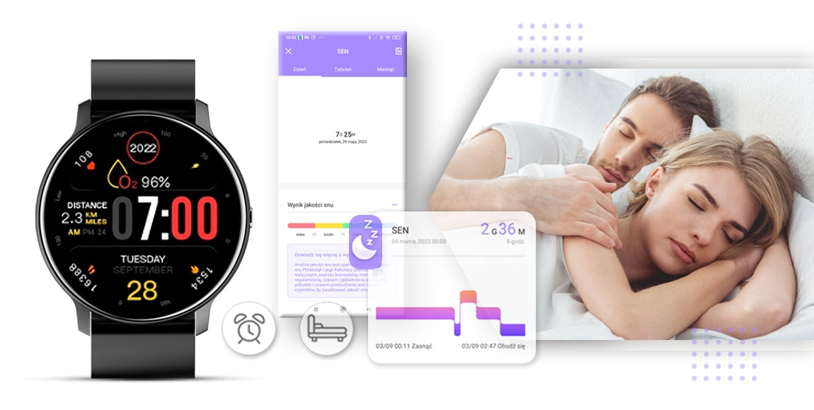 Smartwatch GIEWONT Czarny GW120-2 Pro