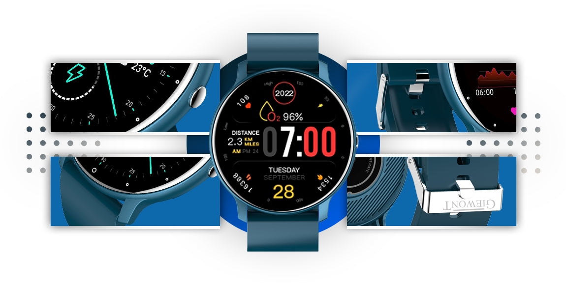 Smartwatch GIEWONT Niebieski GW120-4