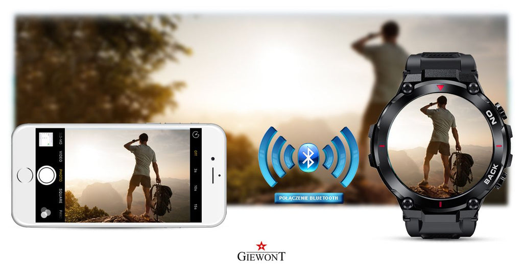 Smartwatch GIEWONT Pionier GPS GW460-1 - Carbon