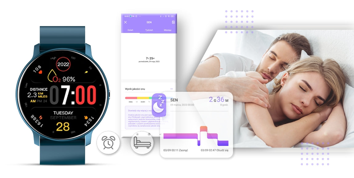 Smartwatch GIEWONT Niebieski GW120-4