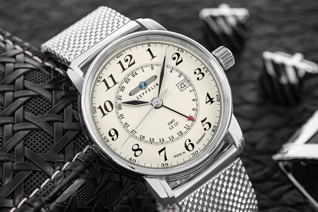 Zegarek Męski ZEPPELIN LZ127 Graf Zeppelin GMT 7642M-5 + BOX