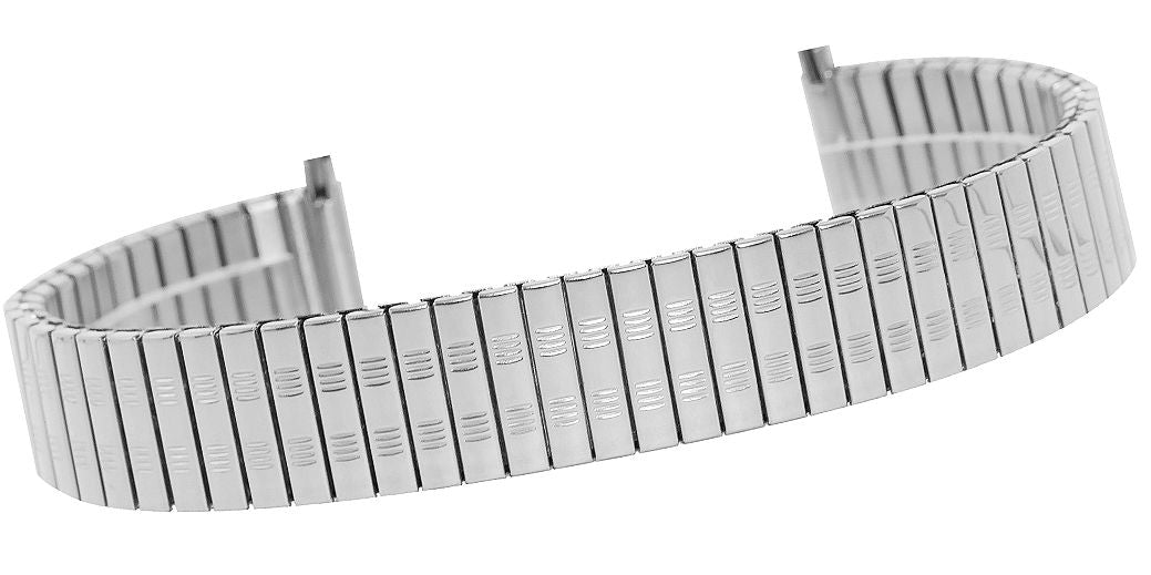 Bransoleta rozciągana Srebrna HQ  12 do 16 mm 113S-12/16