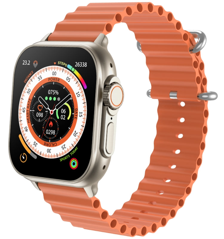 Smartwatch Męski RUBICON RNCF17 Tytan/Orange SMARUB269