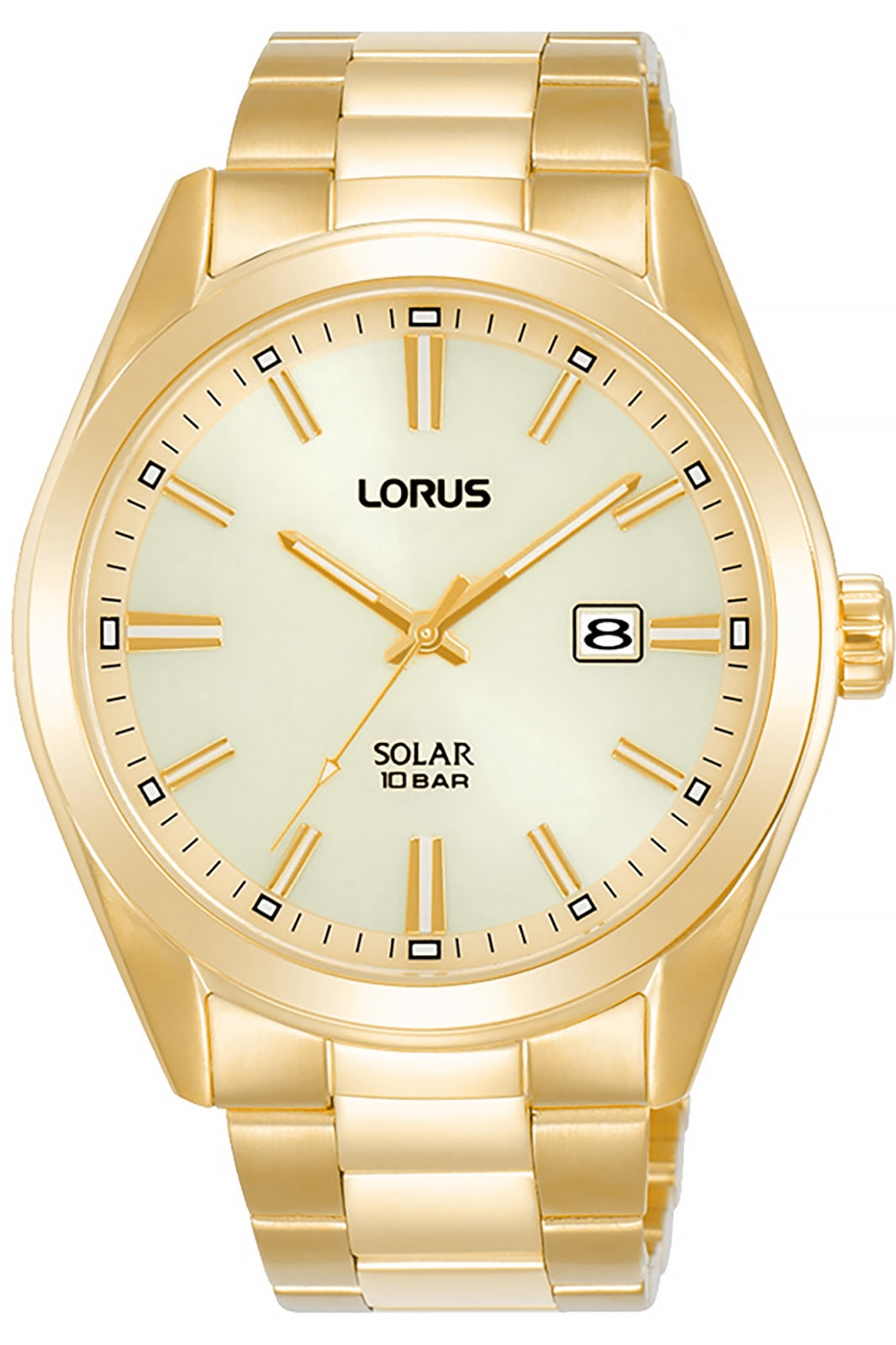 Zegarek Męski LORUS Solar Gold RX338AX9 + BOX