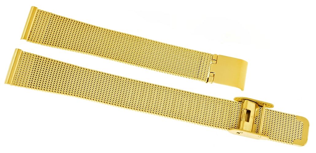 Bransoleta Siatka Złota 14 mm 301G14