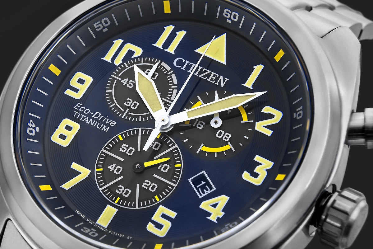 Zegarek Męski CITIZEN Super Titanium Eco-Drive AT2480-81L + BOX