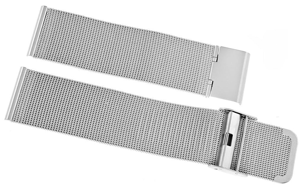 Bransoleta Siatka Srebrna 22 mm 301S22