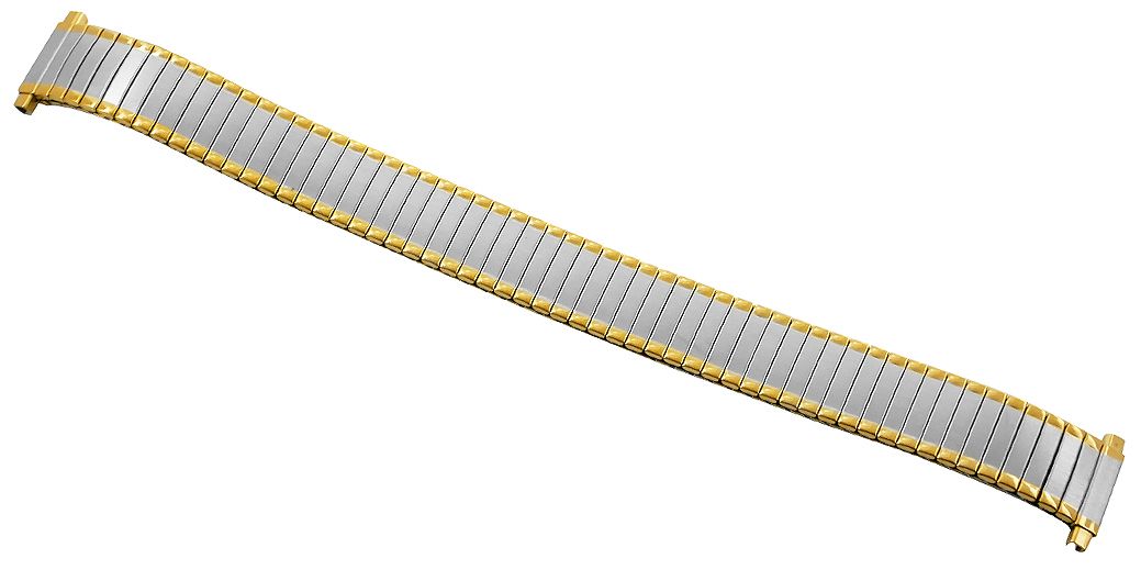 Bransoleta rozciągana Srebrno Złota HQ  12 do 16 mm 104SG-12/16