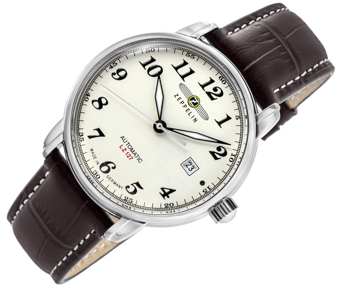 Zegarek Męski ZEPPELIN Automatic LZ 127 7656-5 + BOX