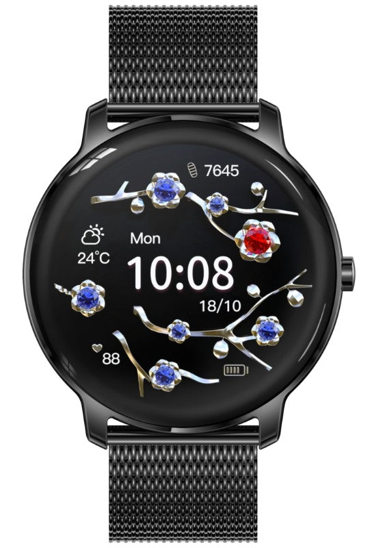 Smartwatch Damski RUBICON RNBE66 Black SMARUB124