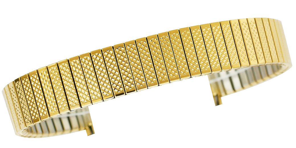 Bransoleta rozciągana Złota HQ  12 do 16 mm 126G-12/16