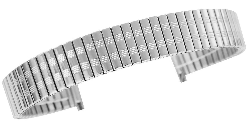 Bransoleta rozciągana Srebrna HQ  12 do 16 mm 113S-12/16