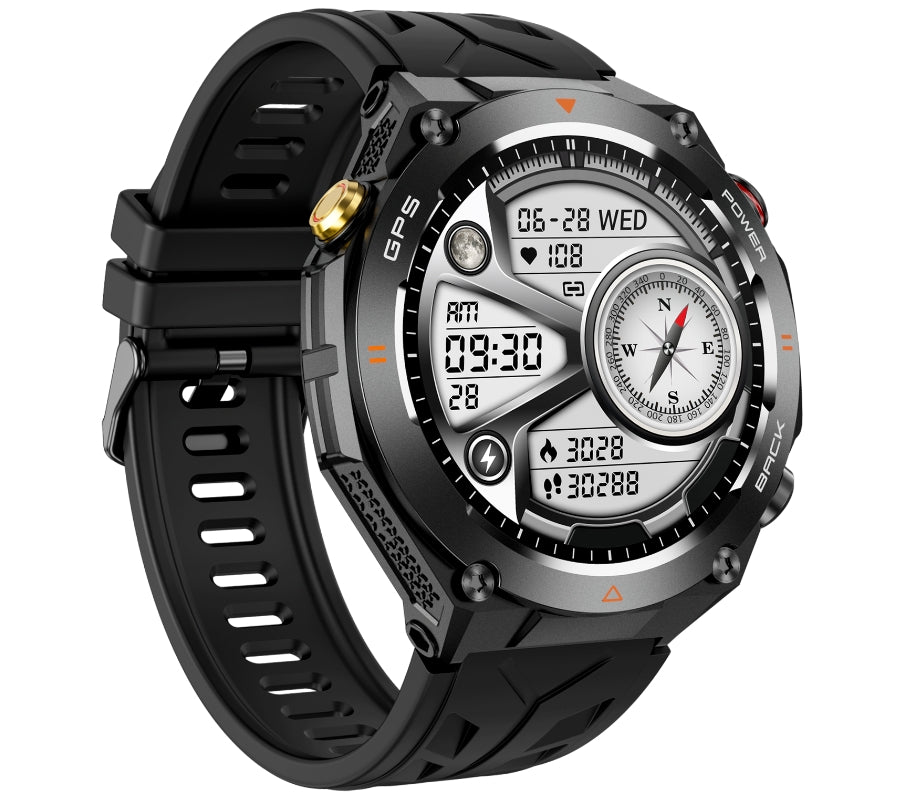 Smartwatch Męski Rubicon RNCF37-1 GPS BLACK