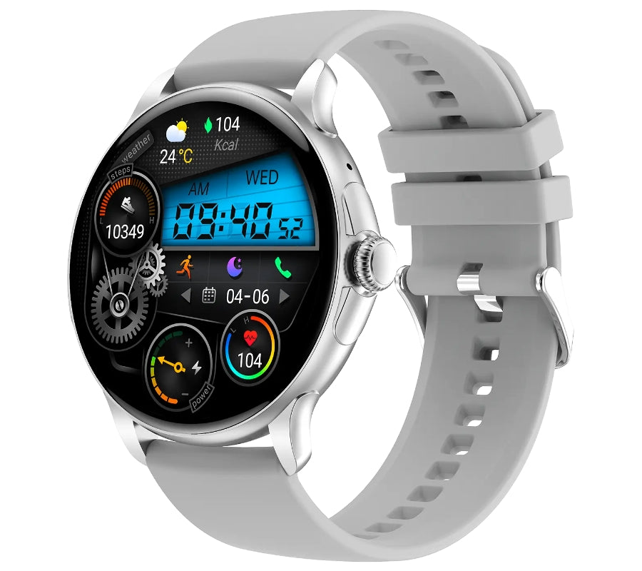 Smartwatch Damski Rubicon RNCF35 SILVER Bransoleta + Pasek