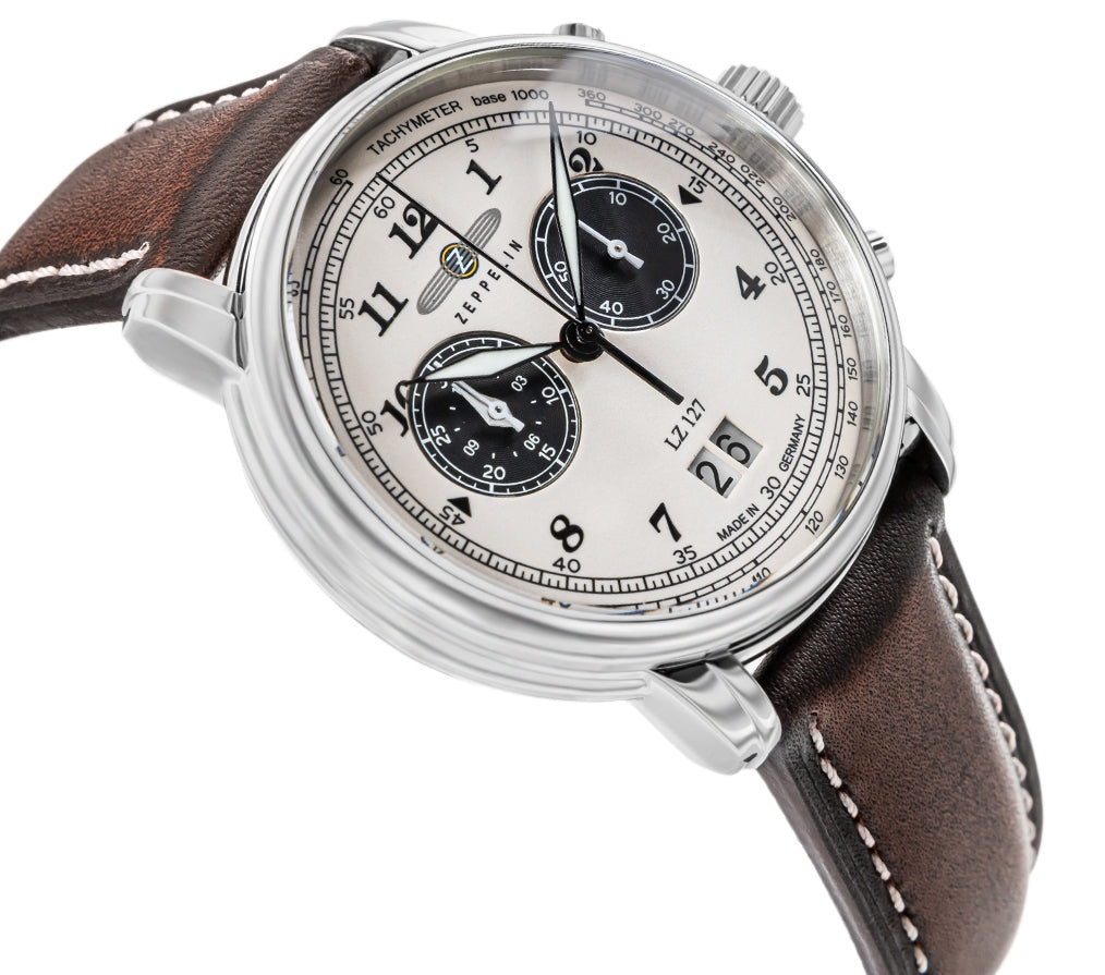 Zegarek Męski ZEPPELIN Graf Chronograph LZ 127 + BOX