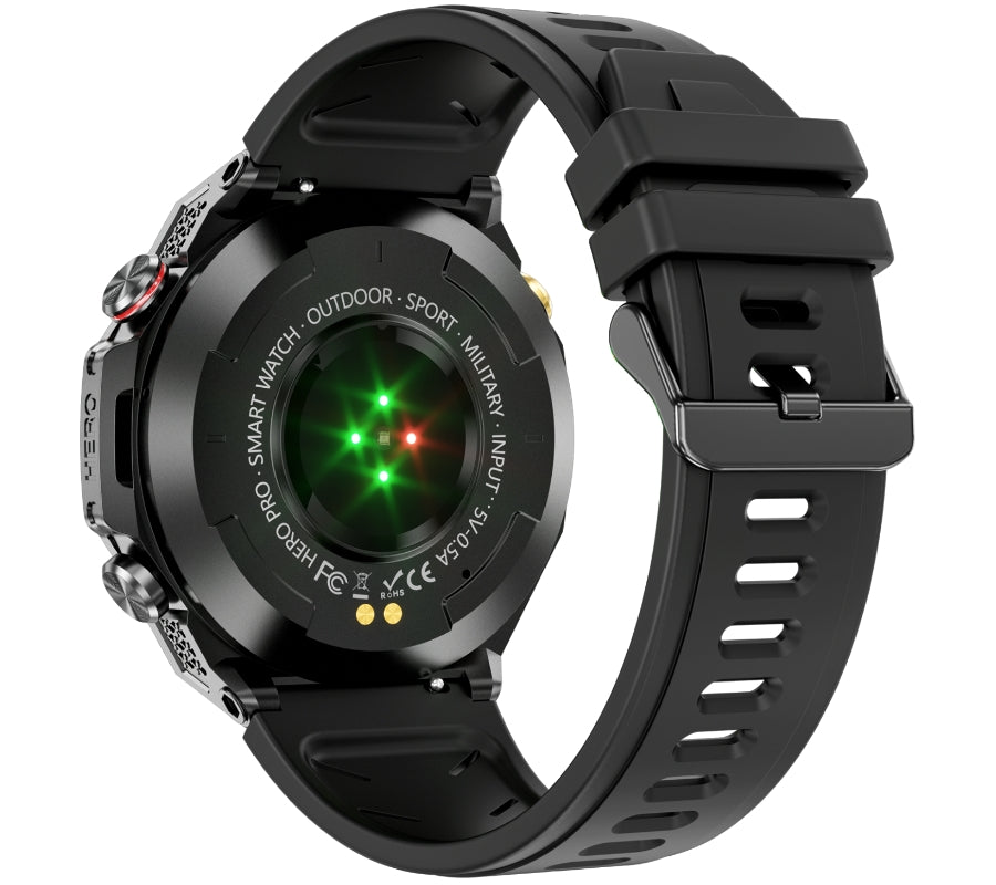 Smartwatch Męski Rubicon RNCF37-1 GPS BLACK
