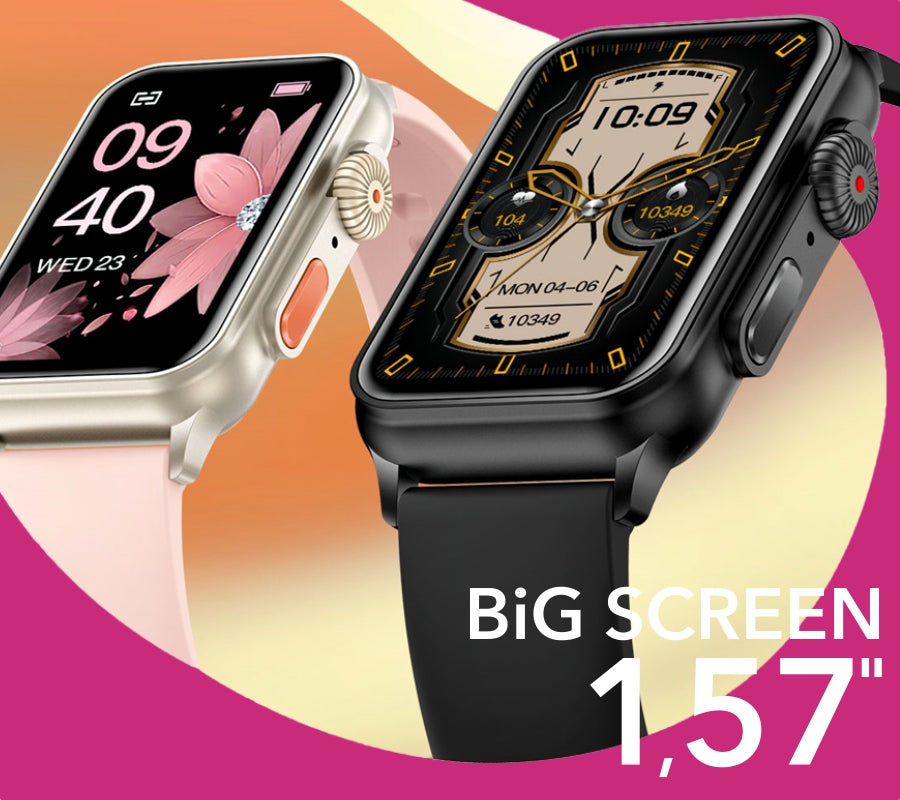 Smartwatch Damski RUBICON RNCF06 Black SMARUB222