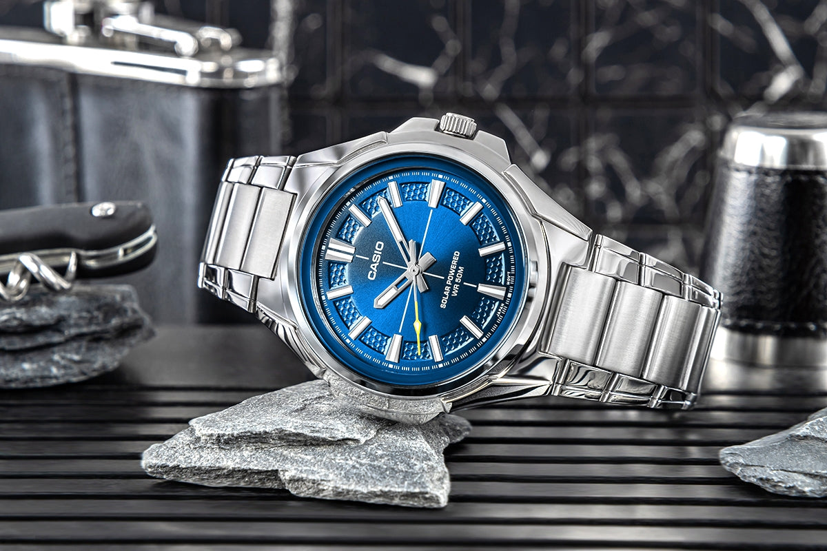 Zegarek Męski CASIO Solar MTP-RS100D-2AVDF + BOX