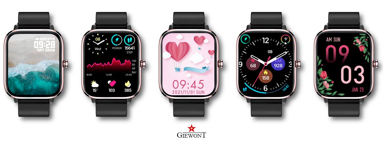 Smartwatch Giewont Różowo-Czarny GW230-3