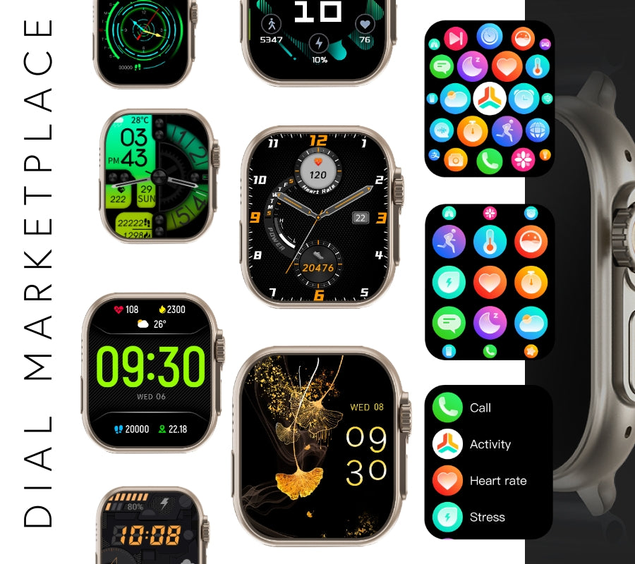 Smartwatch Męski RUBICON RNCF17 Tytan/Black SMARUB268