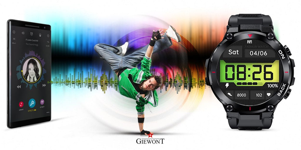 Smartwatch GIEWONT Pionier GPS GW460-1 - Carbon