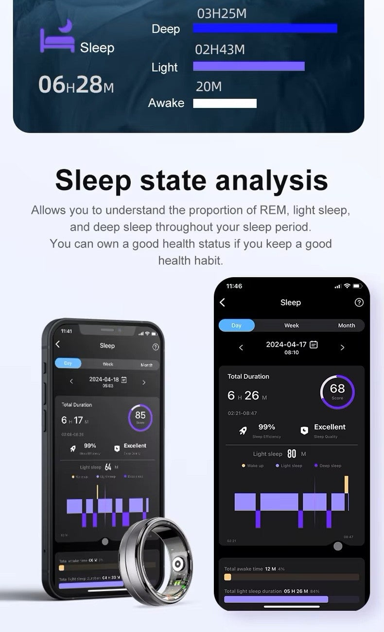 Smart Ring RUBICON R6 Gold/Silver SIZE-12(US) SMARUB329