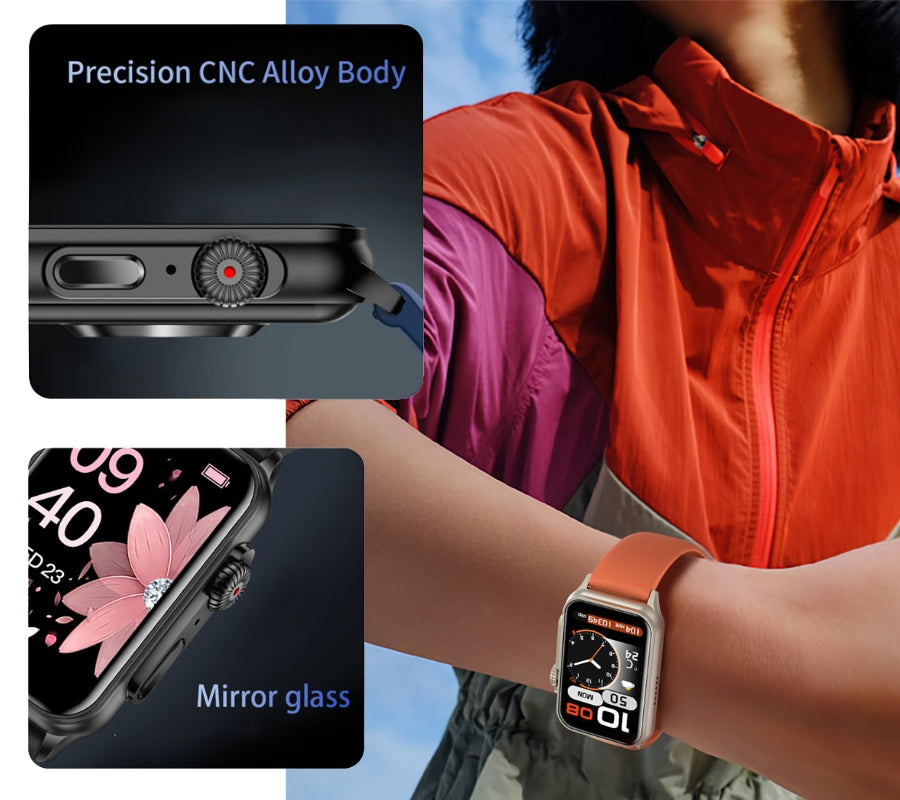 Smartwatch Damski RUBICON RNCF06 Black/Dark Blue SMARUB220