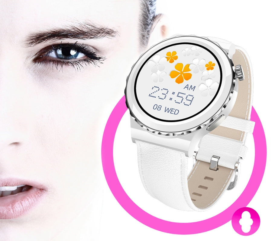 Smartwatch Damski Rubicon RNCE92 PRO White/2 x Pasek SMARUB171