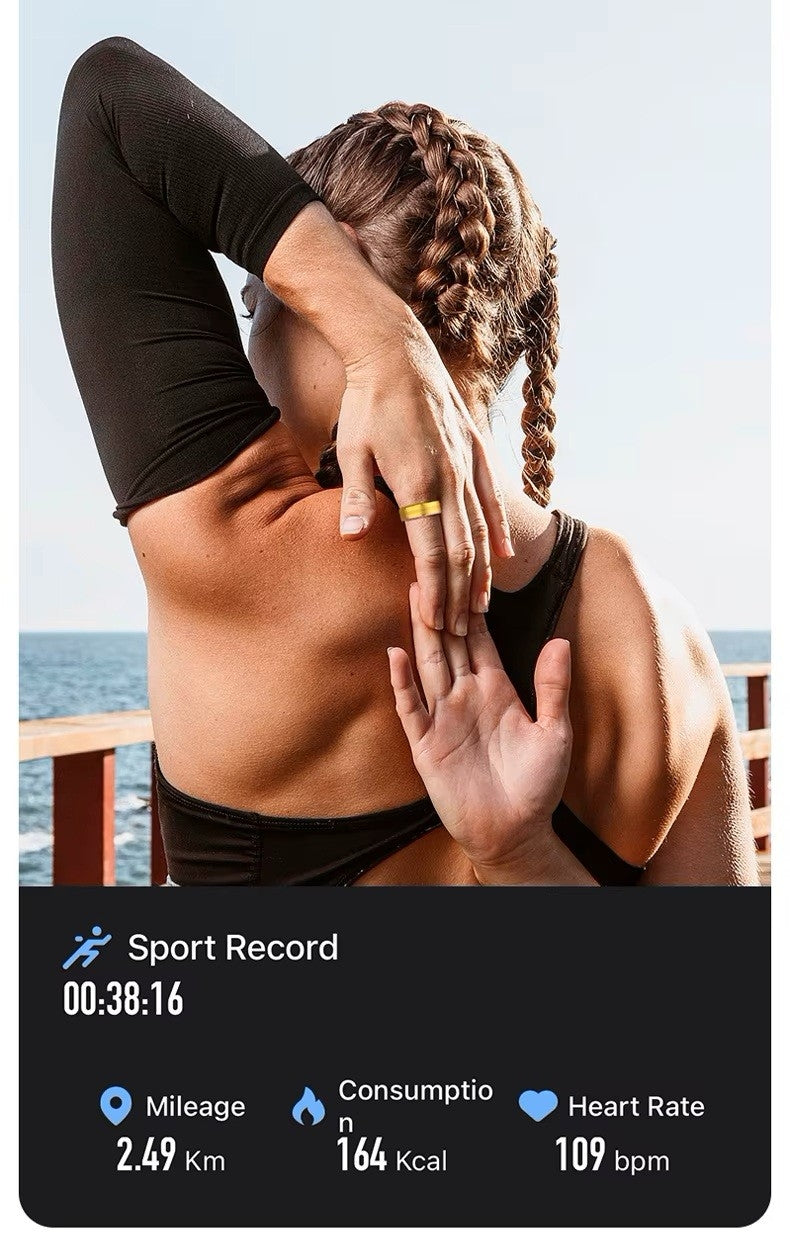 Smart Ring RUBICON R6 Gold SIZE-8(US) SMARUB320